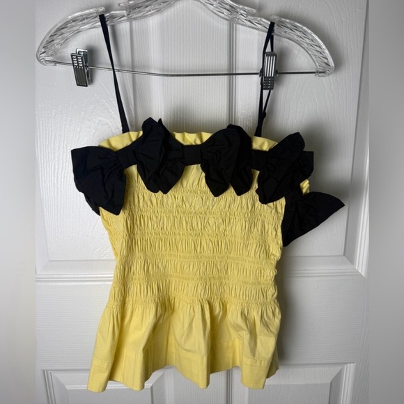 Damson Madder Bea Cami in Butter Yellow Size 8 - Picture 2 of 6